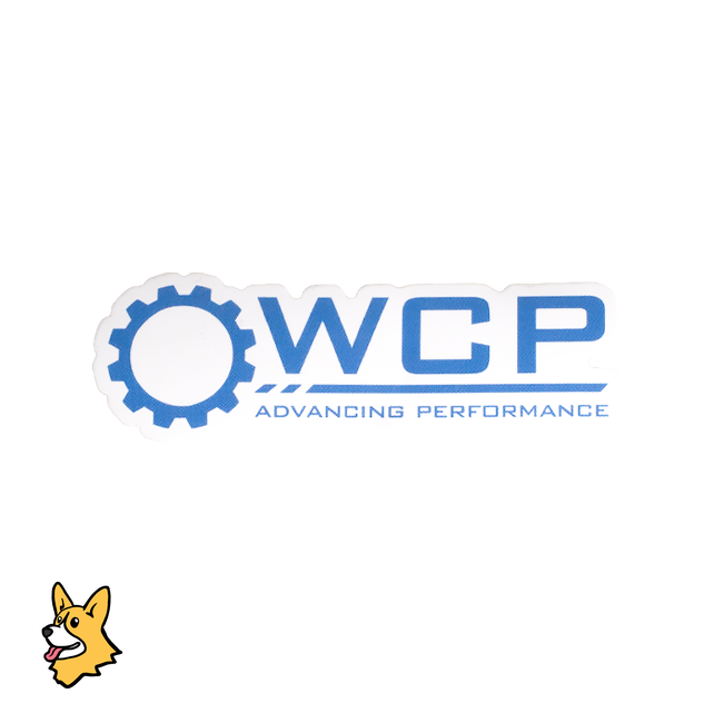 WCP-2215 - WCP Compact Logo Sticker (Blue)