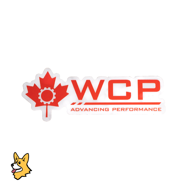 WCP-2216 - WCP Canada Compact Logo Sticker (Red)