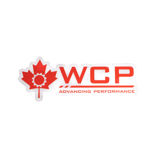 WCP-2216 - WCP Canada Compact Logo Sticker (Red)