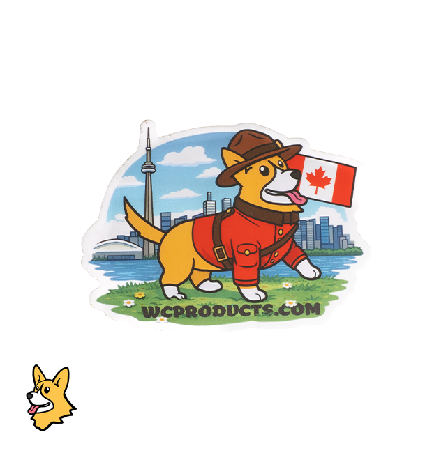 WCP-2217 - WCP Canadian Corgi Sticker