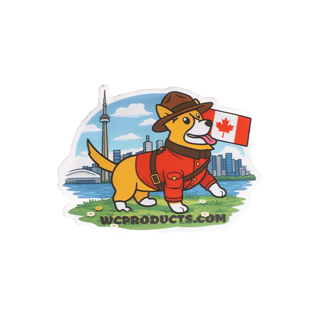 WCP-2217 - WCP Canadian Corgi Sticker
