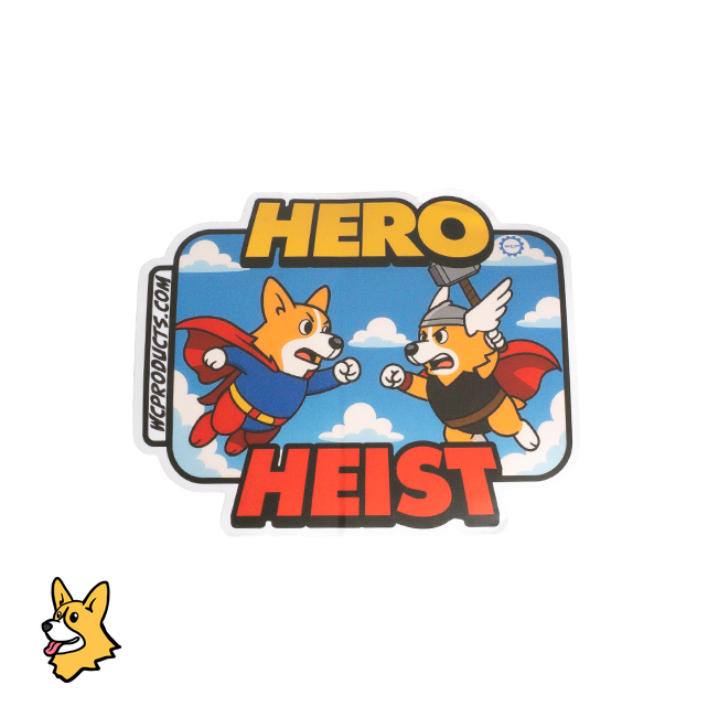 WCP-2218 - WCP Hero Heist Corgi Sticker
