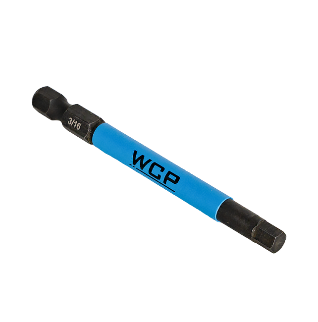 WCP-2234 - 3/16" Hex Bits (75mm Length, 2-Pack)