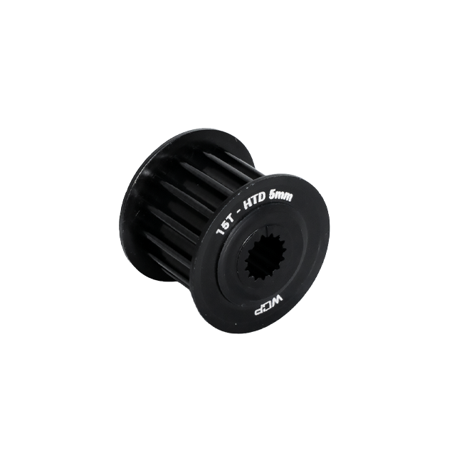 WCP-2258 - 15t x 15mm Wide Aluminum Pulley (HTD 5mm, 8mm SplineXS Bore)