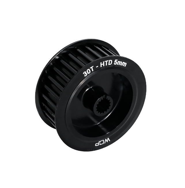WCP-2261 - 30t x 15mm Wide Aluminum Pulley (HTD 5mm, 8mm SplineXS Bore)