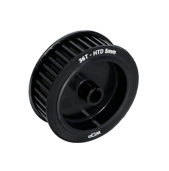 WCP-2262 - 36t x 15mm Wide Aluminum Pulley (HTD 5mm, 8mm SplineXS Bore)