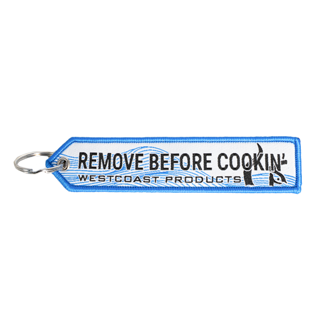 WCP 'Remove Before Cookin' Keychain Tag (White)