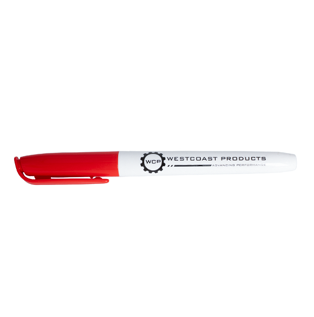 WCP Logo Dry Erase Marker (Red, 6-Pack)
