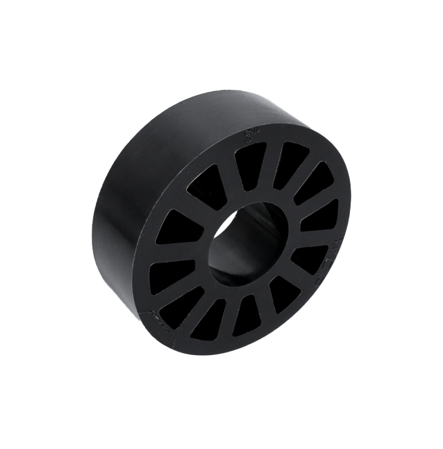 3" OD x 1" Wide Straight Flex Wheel (1-1/4" Round Stretch, 30A)