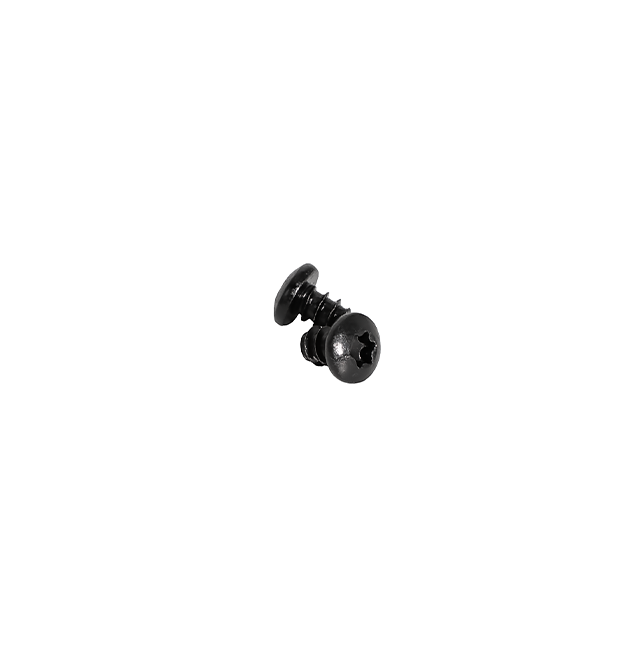 WCP-2386 - #8-16 x .25" L Thread Forming Screw (Plastic, Black Zinc) (25-Pack)