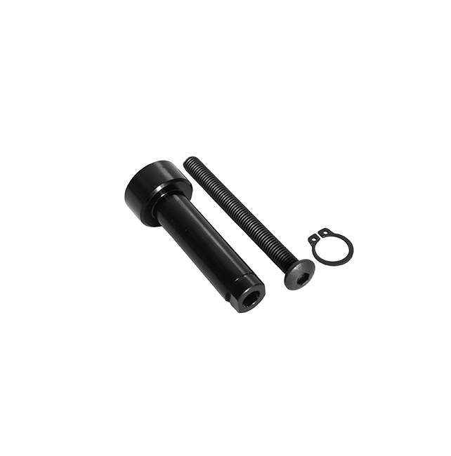 1-3/4" L x 3/8" OD Stub Shaft (Aluminum, #10-32 Clearance) (2-Pack)