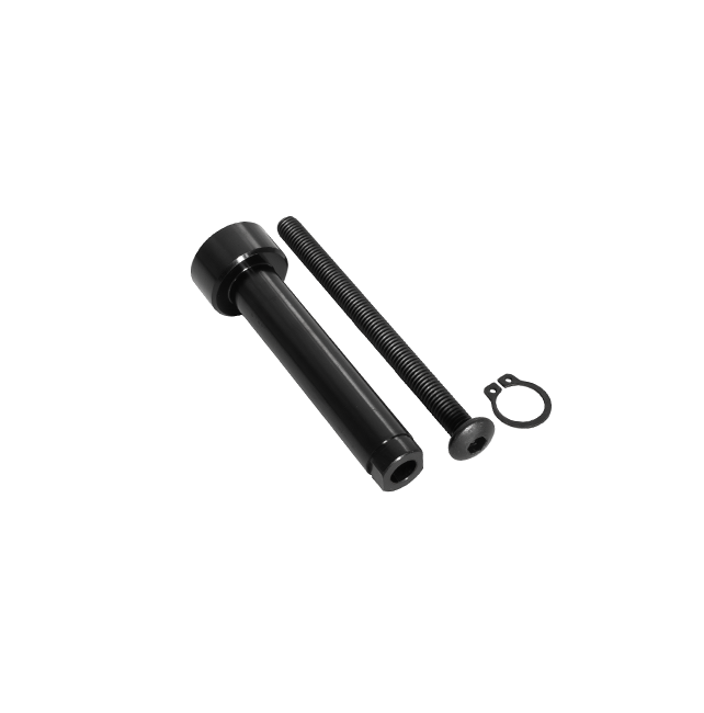 2-1/4" L x 3/8" OD Stub Shaft (Aluminum, #10-32 Clearance) (2-Pack)