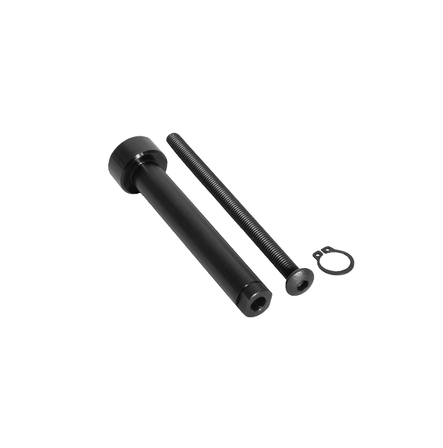 WCP-2504 - 2-3/4" L x 3/8" OD Stub Shaft (Aluminum, #10-32 Clearance) (2-Pack)