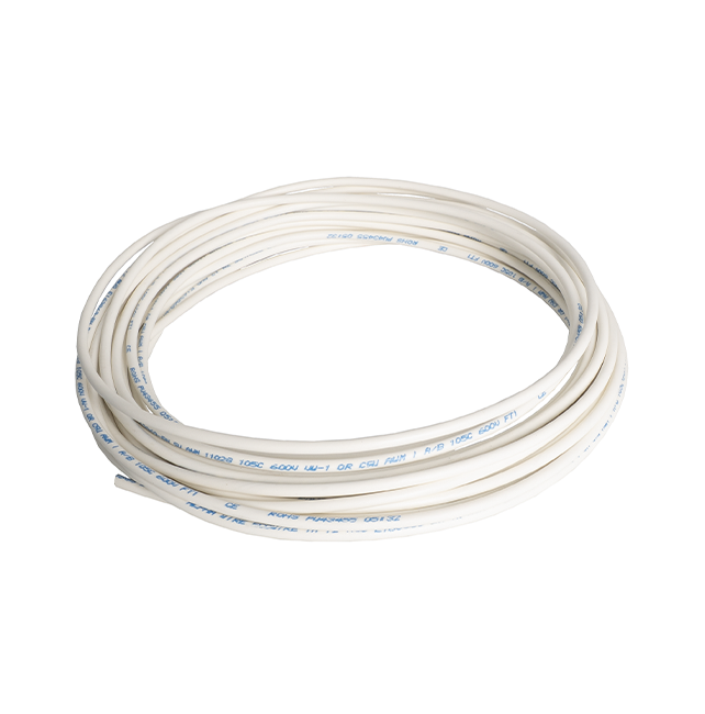 12AWG White Thin Insulation Wire (25-feet)
