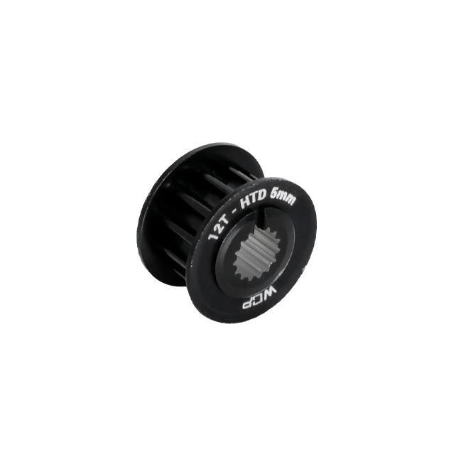 WCP-2576 - 12t x 9mm Wide Aluminum Pulley (HTD 5mm, 8mm SplineXS Bore)