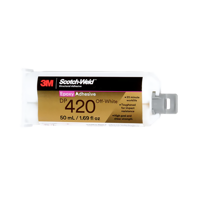 WCP-2682 - DP420 Off-White Epoxy Adhesive, High Peel & Shear Strength (1.69 fl oz)